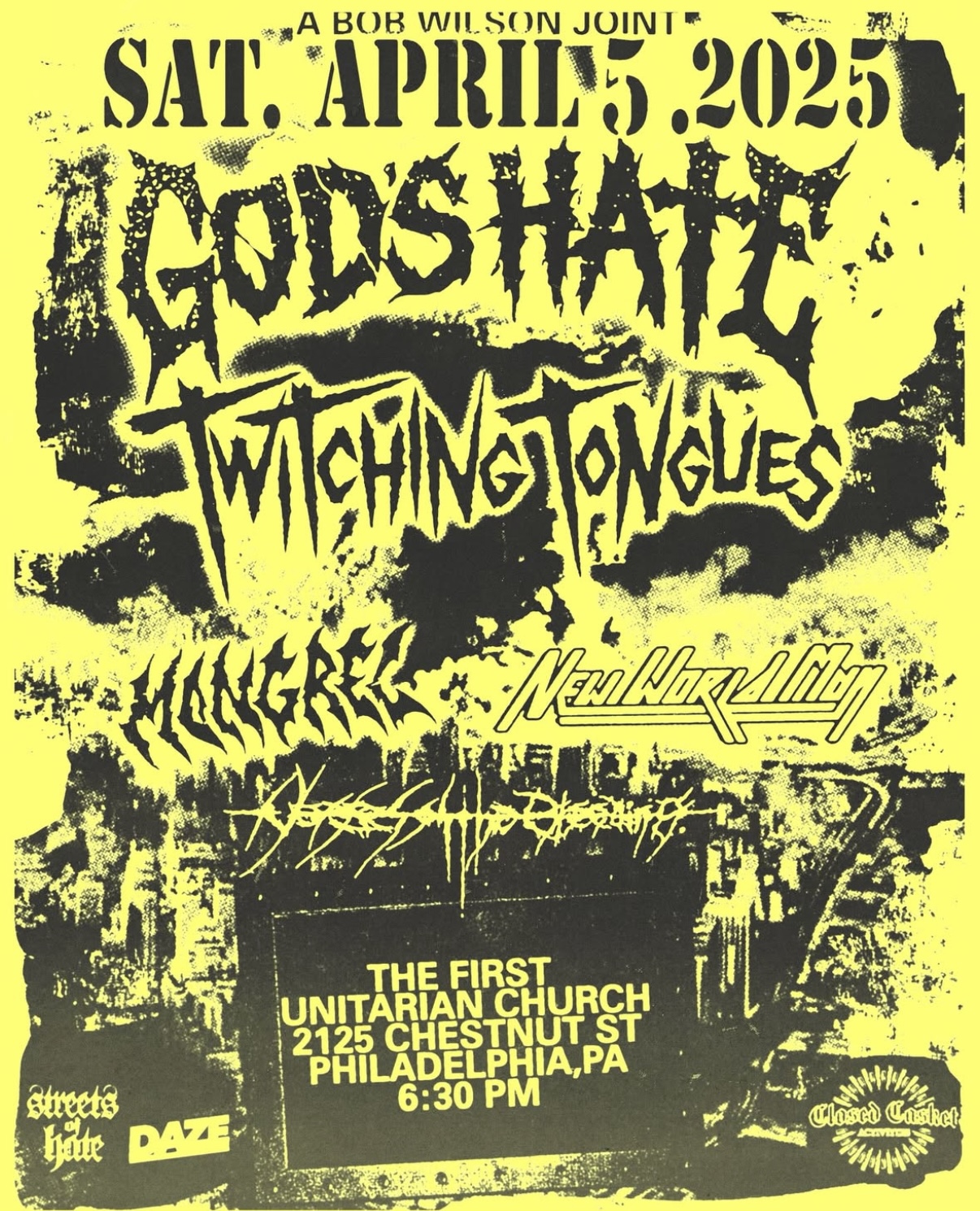 God’s Hate, Twitching Tongues, Mongrel+More