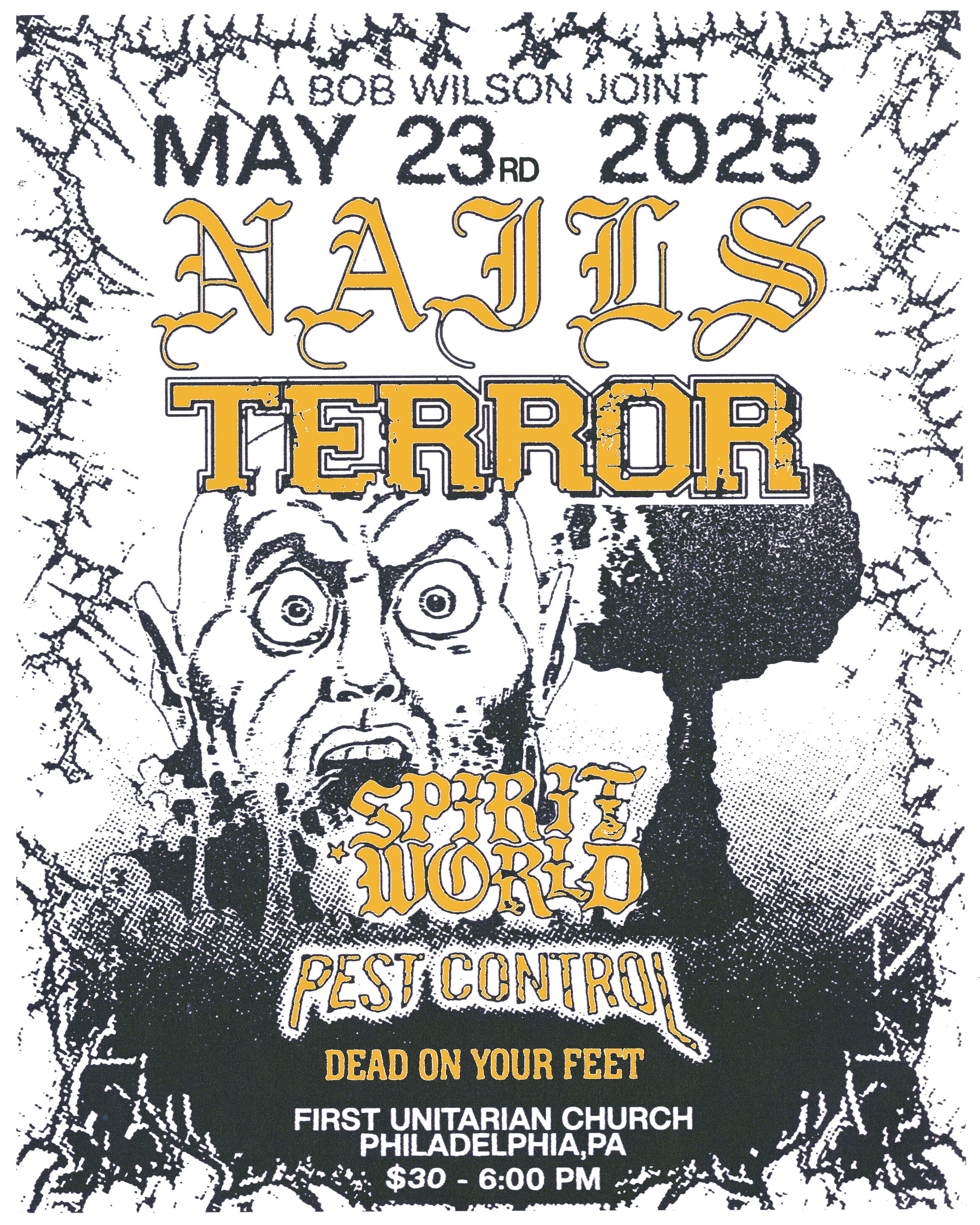 Nails, Terror, Spirit World, Pest Control