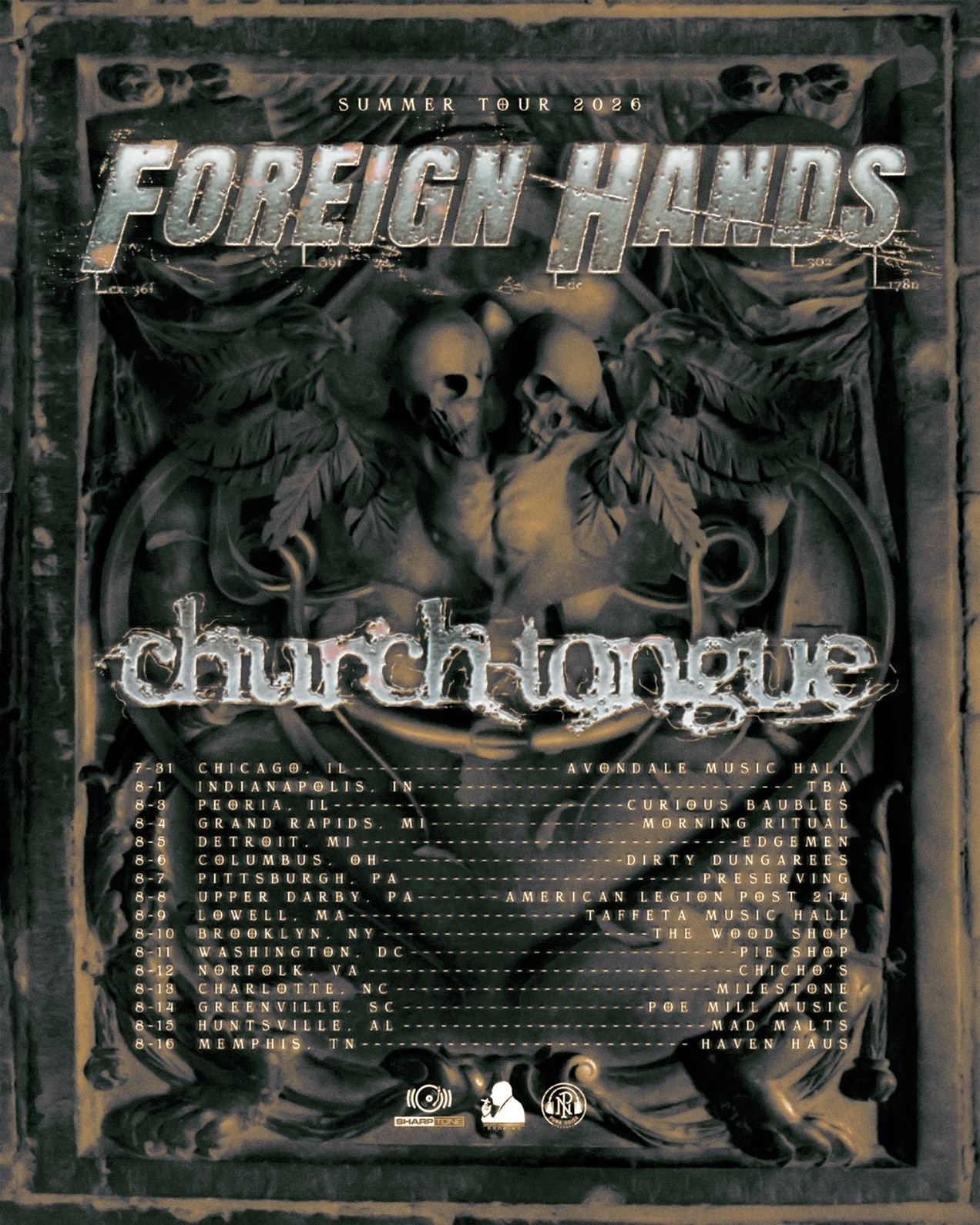Foreign Hands,Church Tongue,XpetalsofcarrionX + more