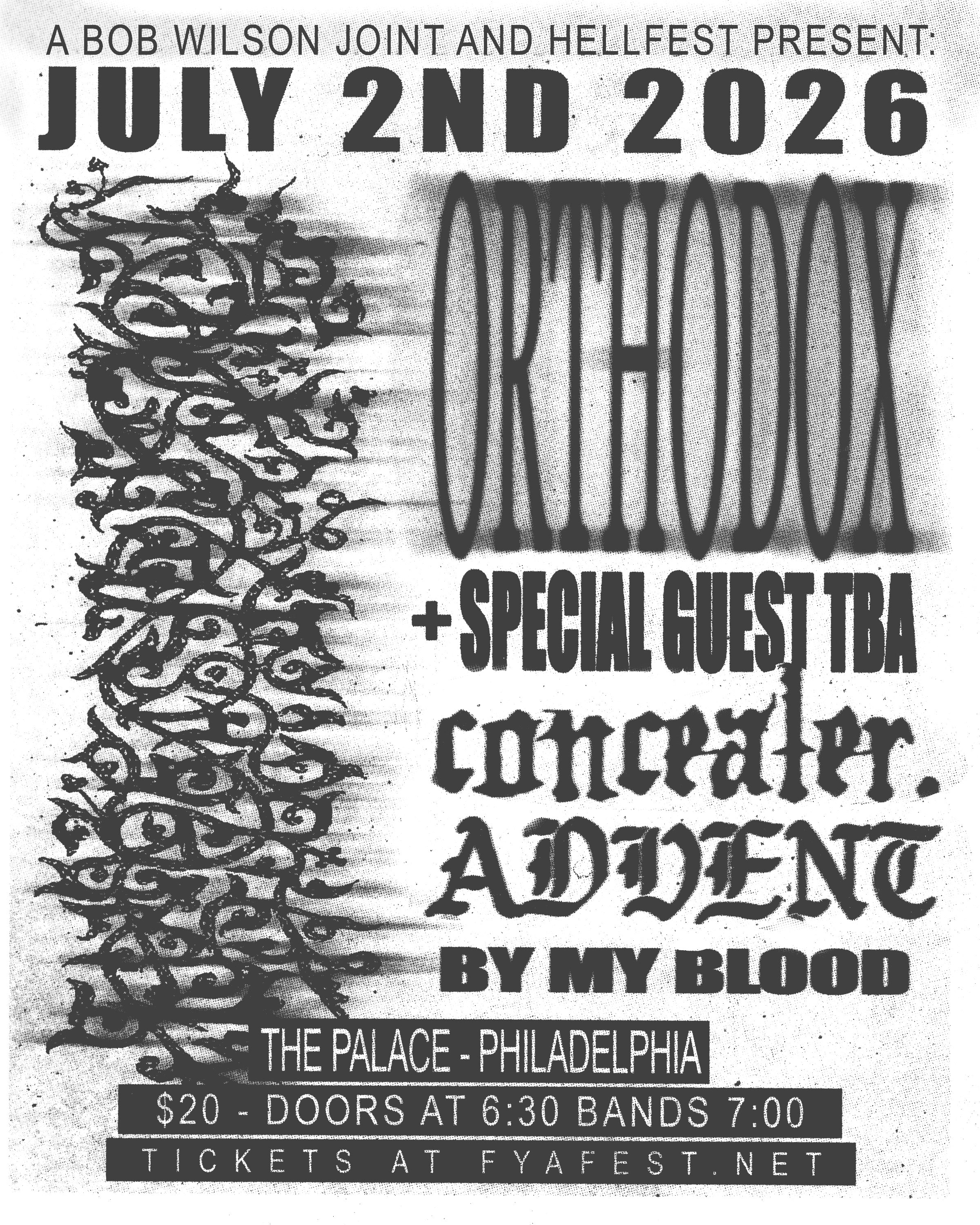 Orthodox,Special Guest,Concealer,Advent,By My Blood